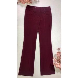 Maroon office pants